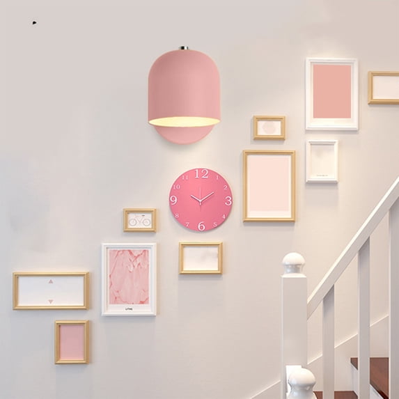 LED Wall Lamp, Study Bedroom Bedside Iron Mounted Lamp with Energy-Saving Light Source for Entrance Hall Hotel Room Use, Decorative Adjustable Wall Sconce for Reading and Ambient Lighting