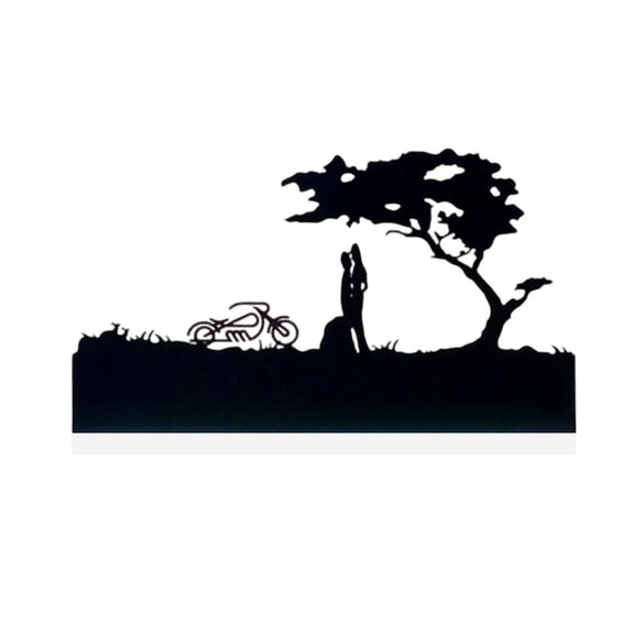 LED Wall Lamp with Animal Pattern, Black 38x23x7cm, Acrylic, Up and Down Lighting, Warm White and Cool White, For Living Room Bedroom Hallway