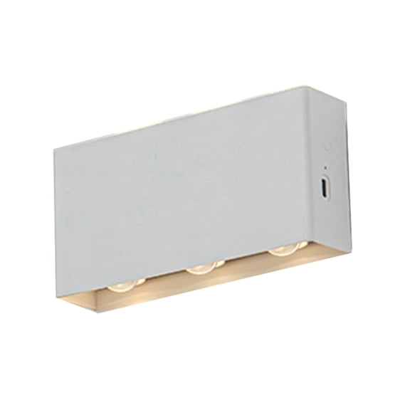 LED Wall Light Fixture Plastic Texture Suitable for Living Rooms Corridors
