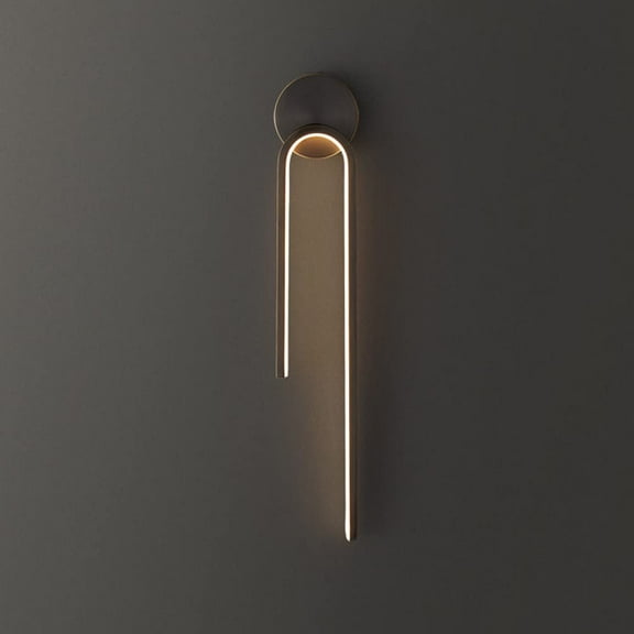 LED Wall Light Linear Wall Sconce Minimalist Vanity Wall Lamp, Long Strip Indoor Wall Sconces for Bedroom Bedside Living Room Stairwell, 3 Color Mode Wall Wash Lights