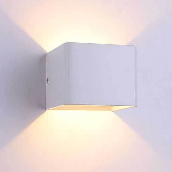 LED Wall Light Modern Wall Sconce Indoor Lighting Fixture, Indoor Wall Spotlights Up Down Wall Lamps for Living Room Stairs Bedroom Bedside Lights Wall Wash Lamp