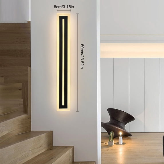 LED Wall Light Sconce Waterproof Outdoor Modern Lamp Exterior Lights Long Strip