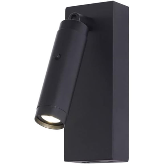 LED Wall Mount Light Adjustable Wall Sconce Focused Bed Reading Lamp, 3W Headboard Lighting Fixture with Switch, Bedside Wall Lamps Night Lights for Bedroom Hotel