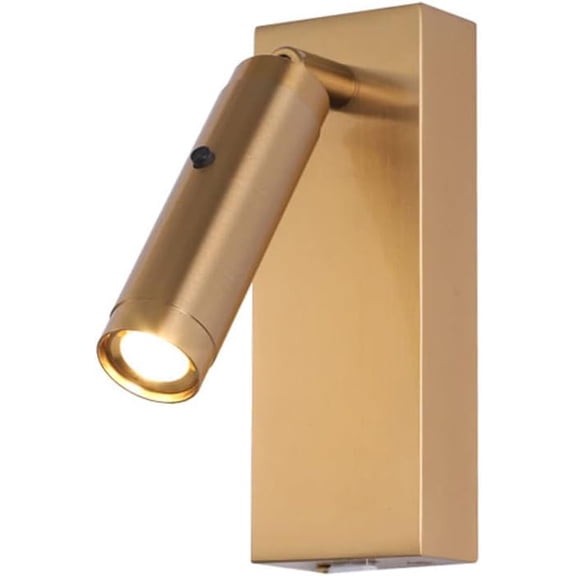LED Wall Mount Light Adjustable Wall Sconce Focused Bed Reading Lamp, 3W Headboard Lighting Fixture with Switch, Bedside Wall Lamps Night Lights for Bedroom Hotel