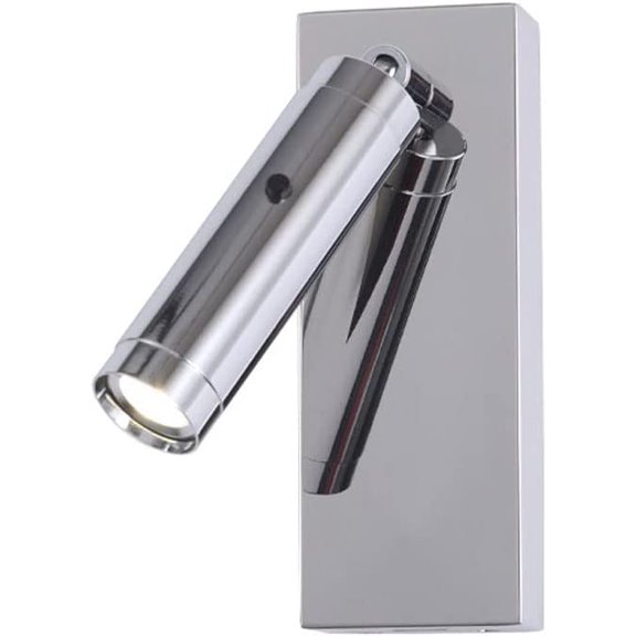 LED Wall Mount Light Adjustable Wall Sconce Focused Bed Reading Lamp, 3W Headboard Lighting Fixture with Switch, Bedside Wall Lamps Night Lights for Bedroom Hotel