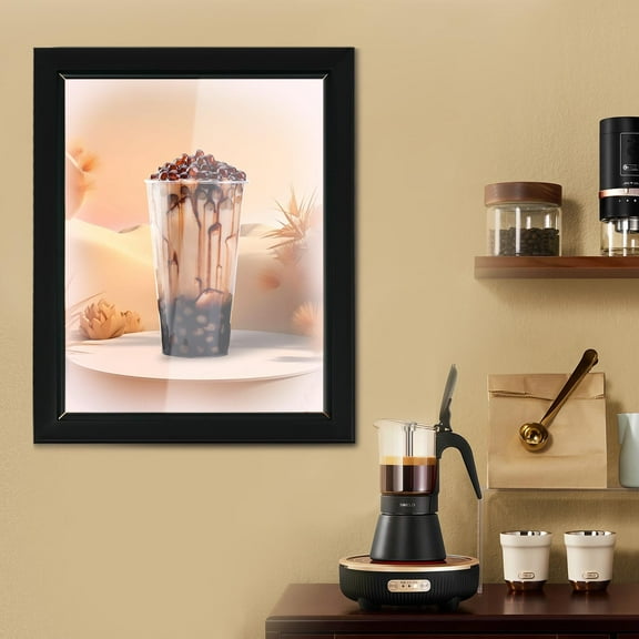 LED Wall-Mounted Poster Frame with High-Quality Aluminum Alloy & Acrylic 18W Energy-Efficient Light Display for Shops, Offices, and Home Decor