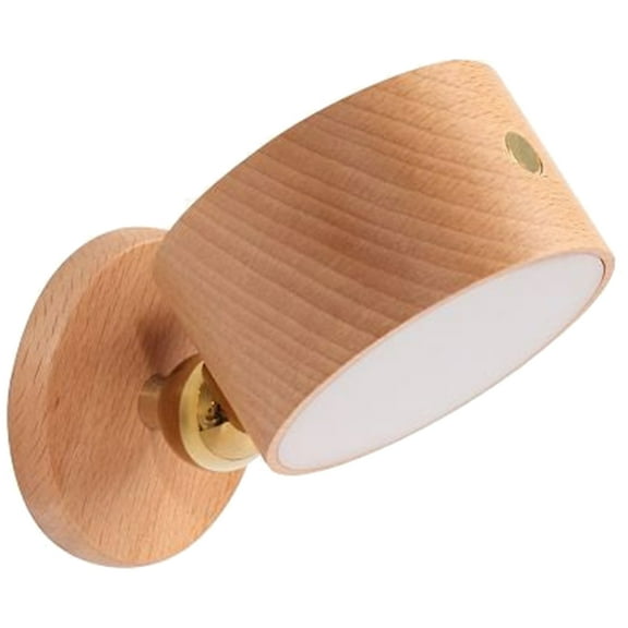 LED Wall Mounted Reading Lights, Wall Sconce Port 3 Brightness Levels Rechargeable Battery 360°Rotate Magnetic Ball Dimmable , Lamps for Kid Study Bedside