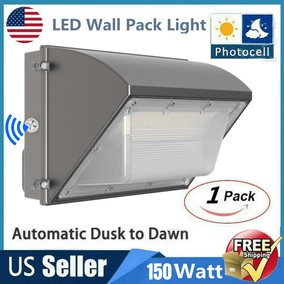 LED Wall Pack 150W LED Wall Lights 5500K 120v Commercial Outdoor Light Fixture