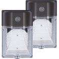 LED Wall Pack Light, 26W (150250W Equivalent),with Photocell Dusk to