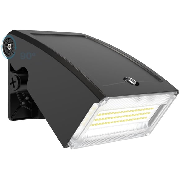 LED Wall Pack Light - 30W/40W/60W Dusk to Dawn Outdoor Lighting -  5000K Porch Light, IP65 Waterproof Adjustable Outdoor Security Lighting for Warehouse Yard Barn Garage Factory Loading Bay