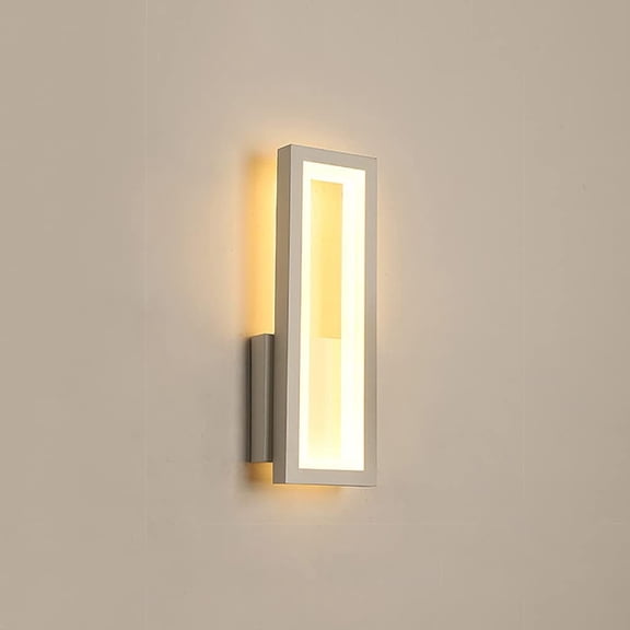 LED Wall Sconce Lighting Modern Wall Light 28W Wall Lamp, Nordic Wall Sconces in Rectangle Shape Indoor Wall Wash Lights, Living Room Bedroom Bedside Decor Wall Lamps