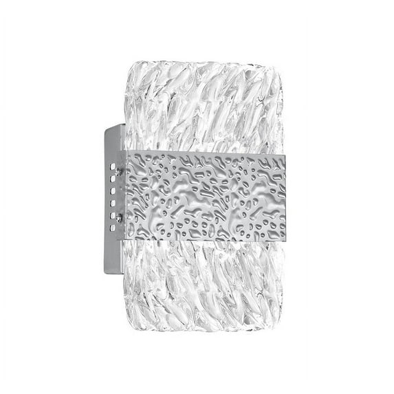 LED Wall Sconce with Pewter Finish