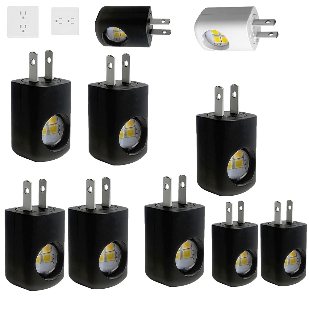 LED Wall Socket Night Light Automatic Detection Mini LED Nights Light 