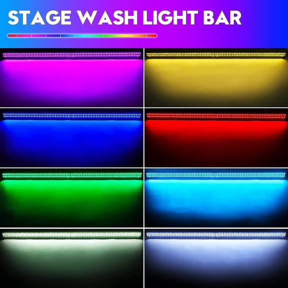 LED Wall Washer Light,336 LEDs 70W RGB DJ Light Bar Stage Lighting Support DMX & Sound Activated Control Dj Party Lights for Indoor Outdoor Disco Church Birthday Wedding Party