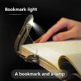 thumbnail image 1 of LED Warm Light Bookmark Book Light Ultra-Thin Curved Folding Reading Light Portable Night Lamp for Magazines, EReaders, 1 of 8