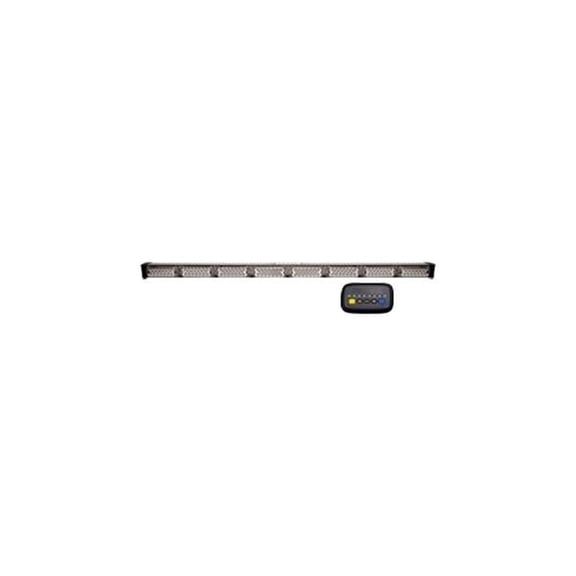LED Warning Light Bar with 35 ft. Cable & In-Cab Controller, Amber