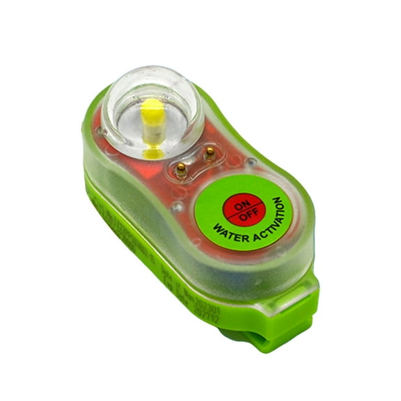 LED Water Activated Life Vest with Emergency Strobe Light for Marine Boating and Fishing Activities