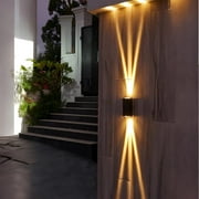 LED Waterproof Outdoor Beam Wall Light,Outdoor Landscape Lights, Minimalist Style Garden Patio Back Yard Front Door Wall Lamp
