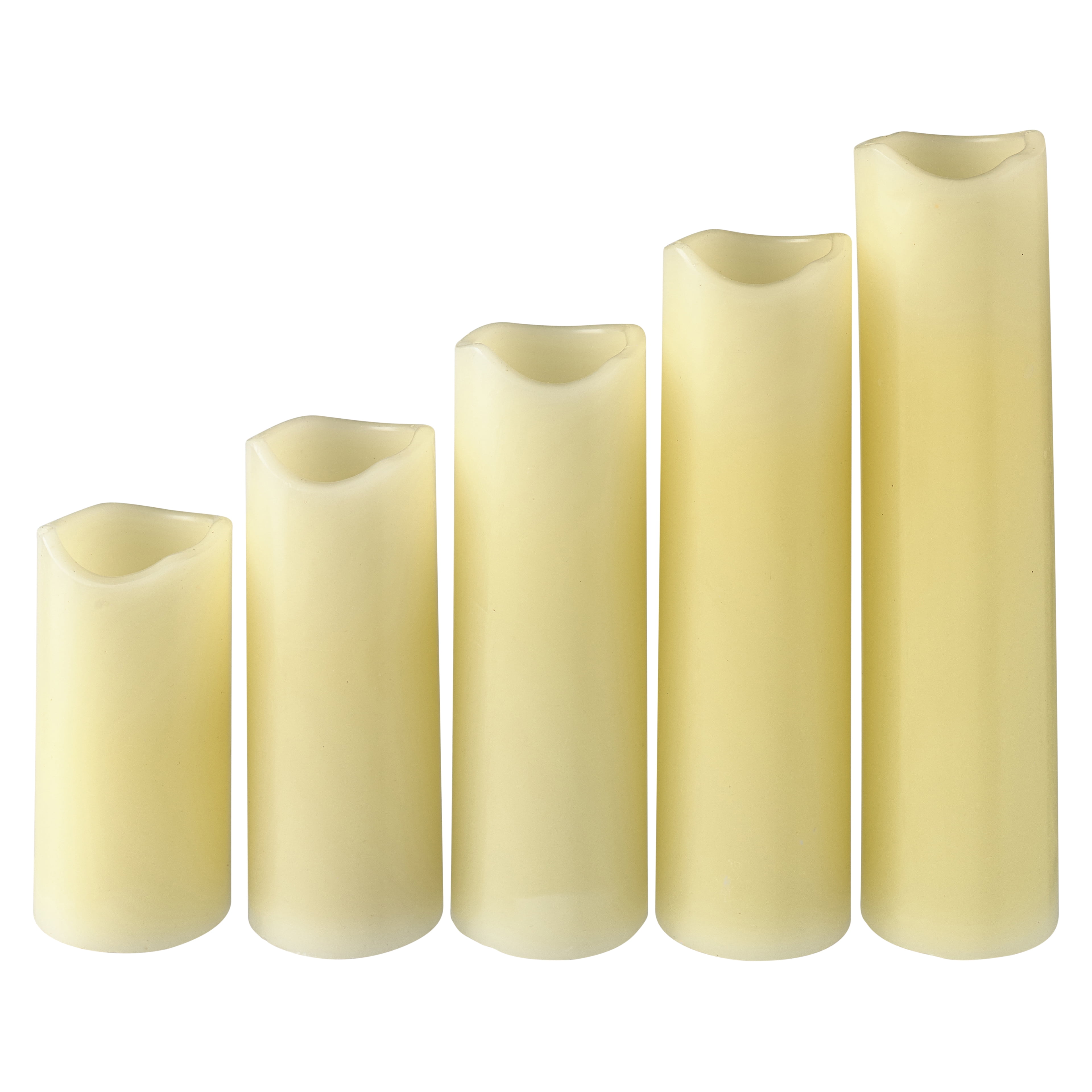 LED Wax Pillar Candles by Ashland