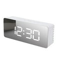 thumbnail image 1 of LED Wecker Digital USB Alarmwecker Funk Uhr Schlummerfunktion Tischuhr Spiegel, 1 of 10