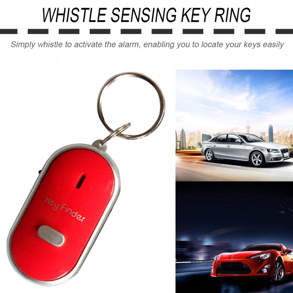 LED Whistle Key Finder Flashing Beeping Sound Control Alarm AntiLost Keyfinder Locator Tracker