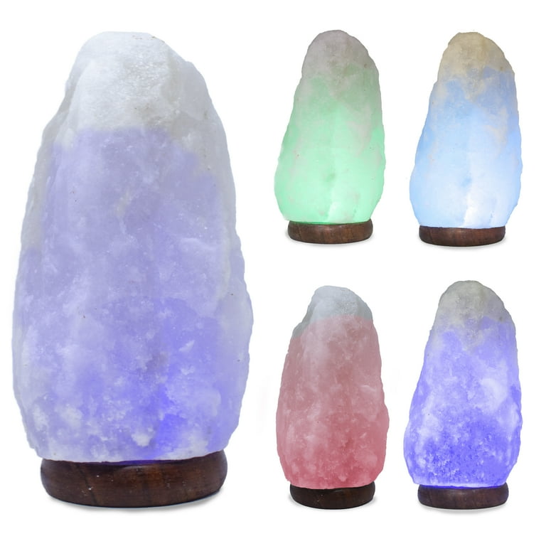 Multicolor salt lamp clearance