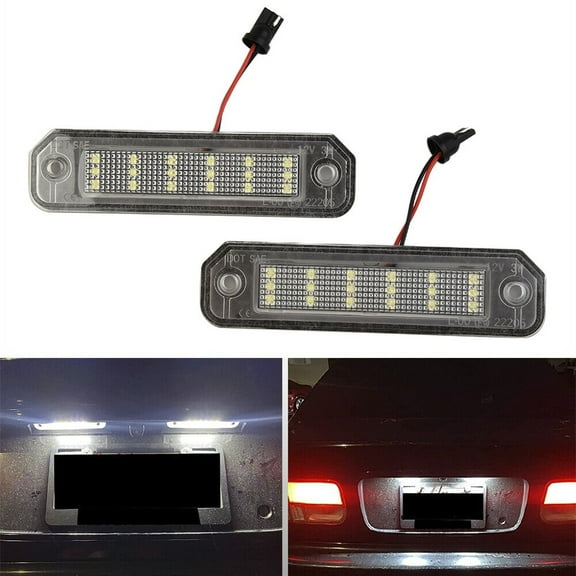 LED White License Plate Light for Civic EJ EK EM EK9 EK4 Del Sol 92-00