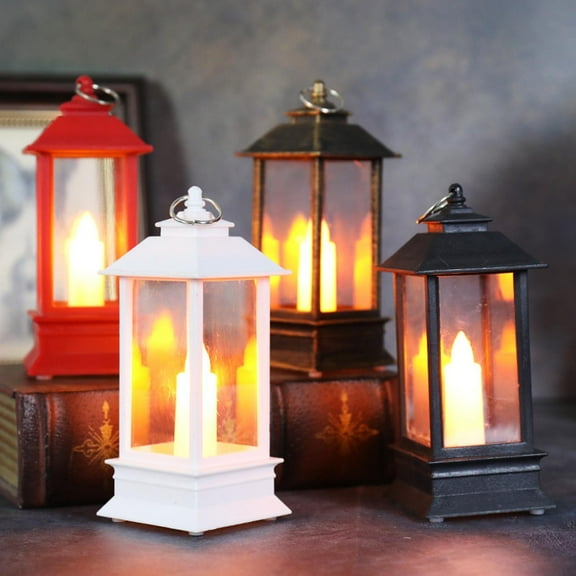 LED Wind Lantern, LED Night Light, Vintage Decorative Lamp, Portable Hanging Lantern for Home, Table, Living Room, Dining Room & Study Ornament, Holiday Decoration