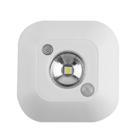 LED Wireless Motion Sensor Night Light, Mini Battery Powered Lights, Auto-Off After About 15 Seconds, Suitable for Locker, Wardrobe,Stairs,Bookshelf(White)