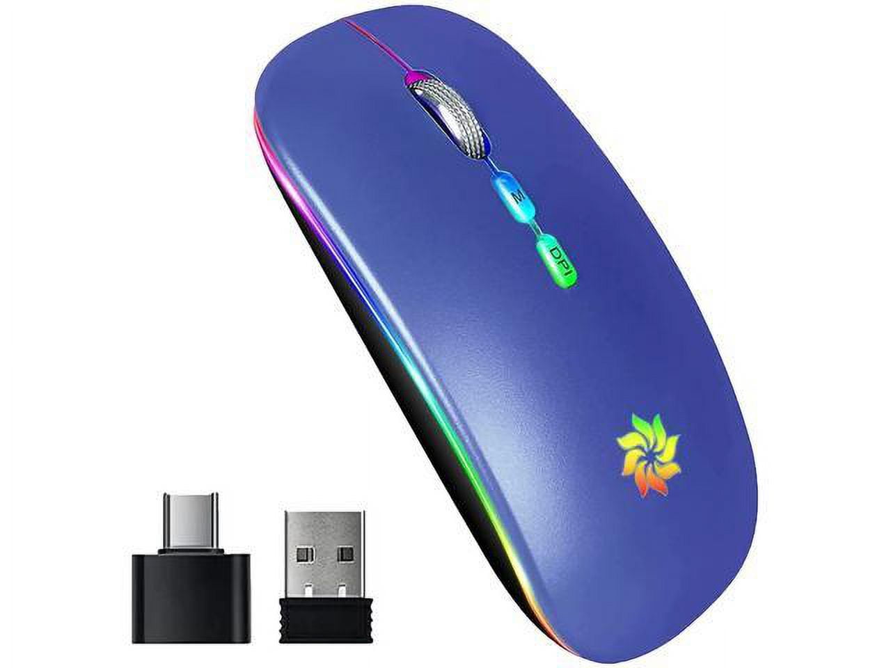 Wireless Mouse Inalambrico Raton En Ipad Ratón Inalámbrico LED
