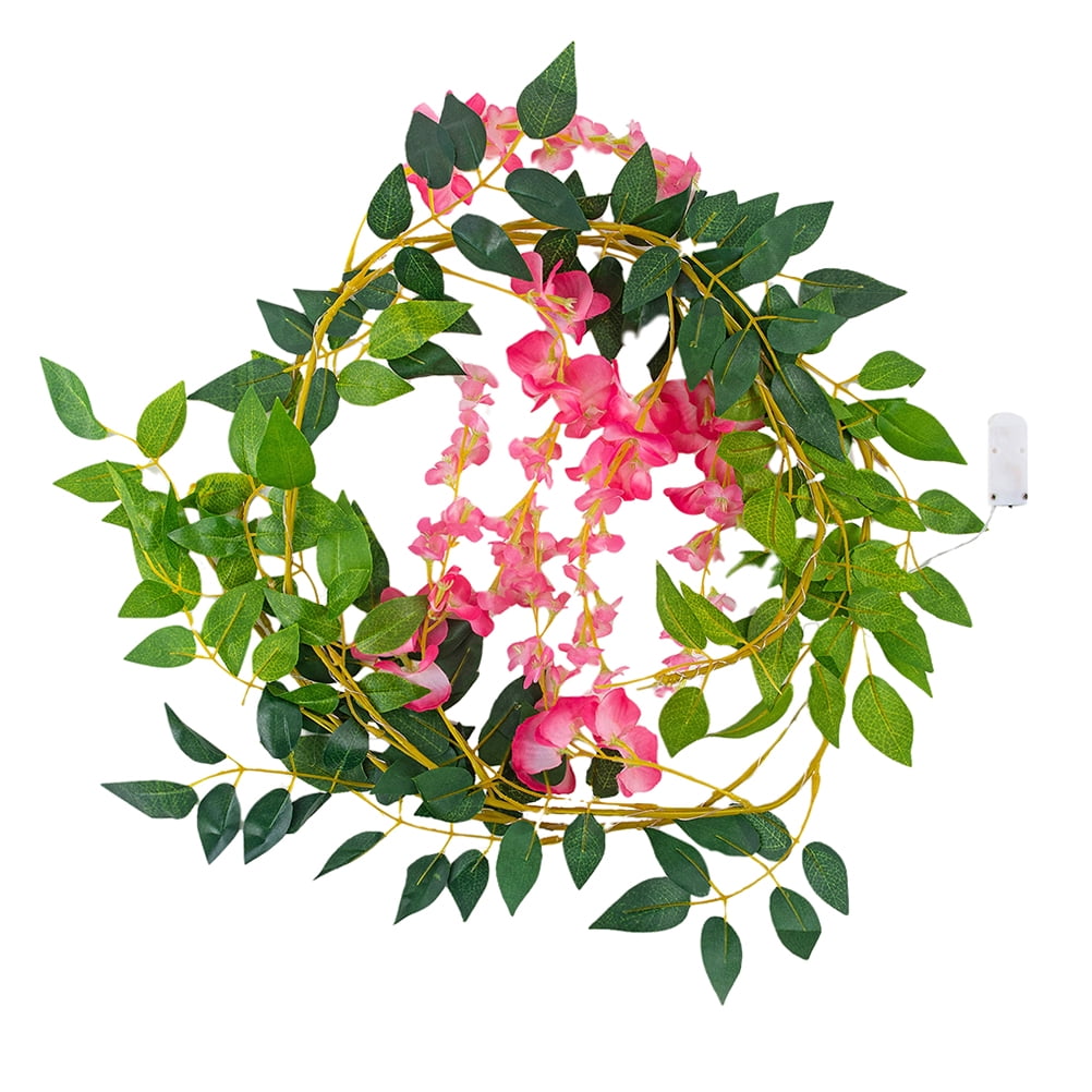 BRIGHTFUFU LED Wisteria Flower Light String 1Set 86.6*3.9*2In - Walmart.com