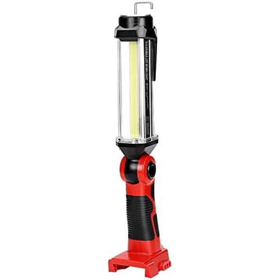 LED Work Light, 35W 2000LM Rechargeable Floodlight, Compatible with Milwaukee 18V Lithium-ion Battery, Cob Flashlight with USP Port, Hook, Outdoor Light for Garage, Car Repair$$Tools & Hardware Other