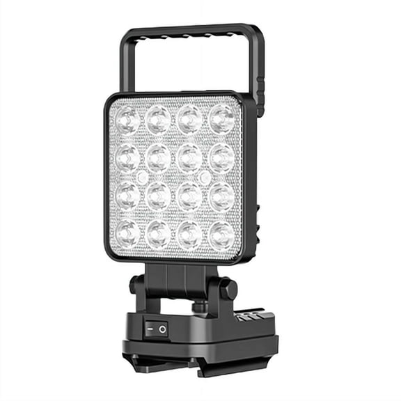 LED Work Light, Brighter Flood Light, Portable Worklight with Stand, Outdoor Construction Lighting for Job Site Camping Workshop Garage