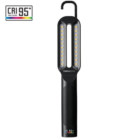 LED Work Light, CRI 95+, Rechargeable Magnetic Base Emergency Light for Reading,Camping,Garage,Car Engines Repair and All Tight Spots