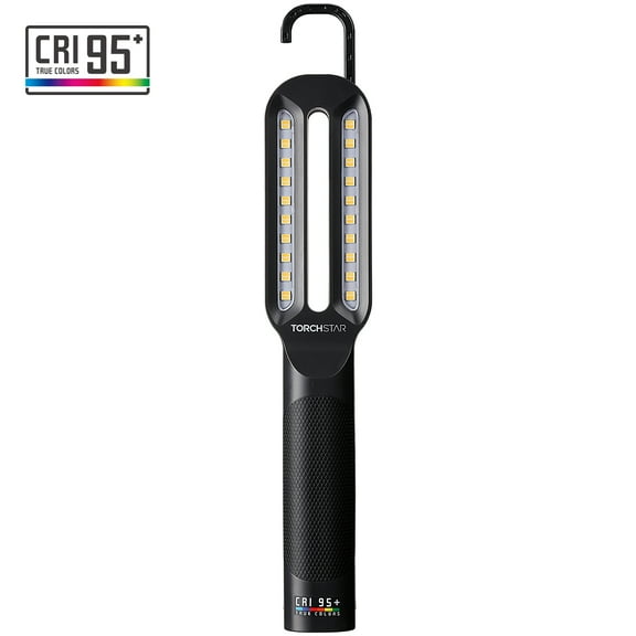 LED Work Light, CRI 95+, Rechargeable Magnetic Base Emergency Light for Reading,Camping,Garage,Car Engines Repair and All Tight Spots