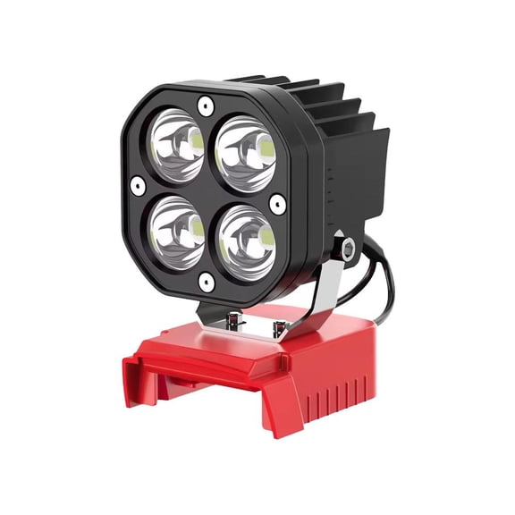LED Work Light Dewwalt 20V Battery, 40W 6000LM Flashlight, 20V Battery Cordless Work Light 120Adjustable with Voltage Protection for Site and Security