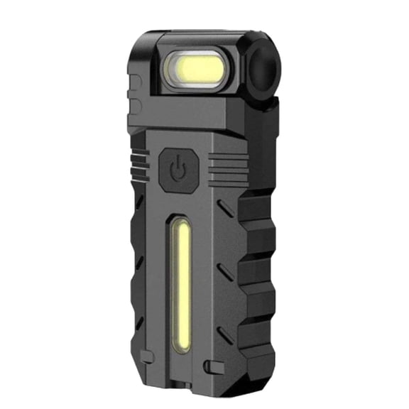 LED Work Light Flashlight, 180° Rotating Head Dual Beam, Magnetic Base Rechargeable Flashlight, Pocket Size Portable Light for Work Repair and Outdoor Use.