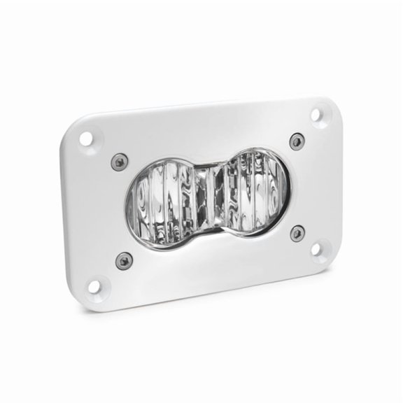 LED Work Light Flush Mount Clear Lens Wide Cornering Pattern White S2 Pro Baja Designs