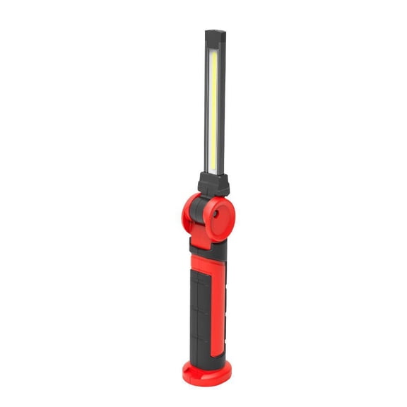 LED Work Light Foldable Dual-Light Source COB Floodlight & Spotlight, 4000mAh, Rechargeable, 3 Brightness Modes, Adjustable Folding Hinge for Car Repair, Camping, Emergency, Mechanic Tool
