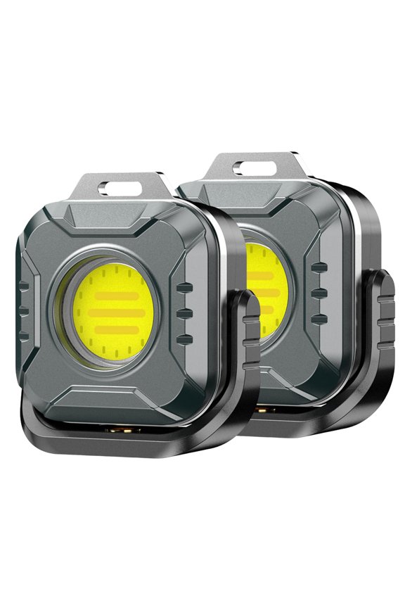 LED Work Light Rechargeable, Keychain Work Light 500 Lumens 6 Lighting Model for Job Site, Car Repairing, Camping, Night Working, Running