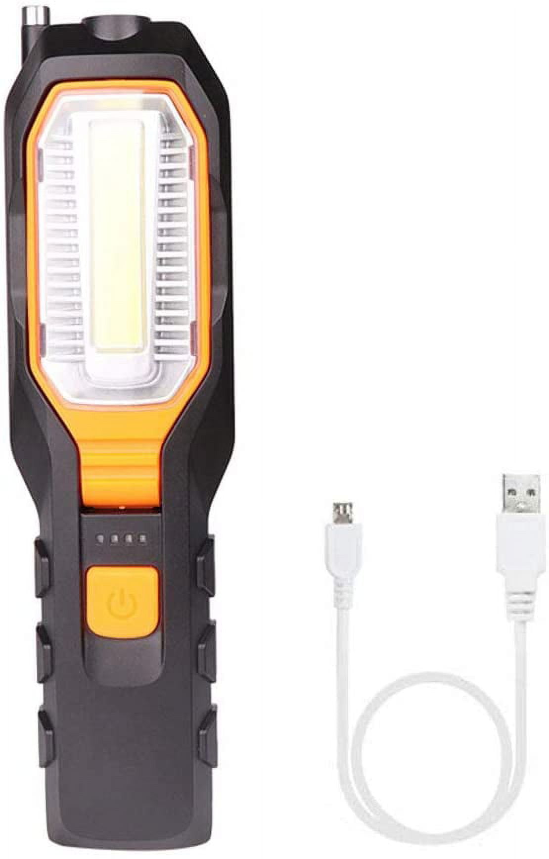 Koolite Rechargeable Led Work Light Battery Powered Inspection Lamp Rotating And Foldable Light Cob 5 Modes Magnetic | Robert Dyas