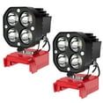 thumbnail image 1 of LED Work Light for Milwaukee18/20v,40W 6000LM Flashlight,120°Adjustable with Low Voltage Protection, 1 of 7