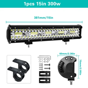 LED Work Light lightbar flood led Combo Beam spotlight led 12v 24v 6000k 4x4 off road For Car Truck ATV SUV 4 7 9 12 15 20 inch
