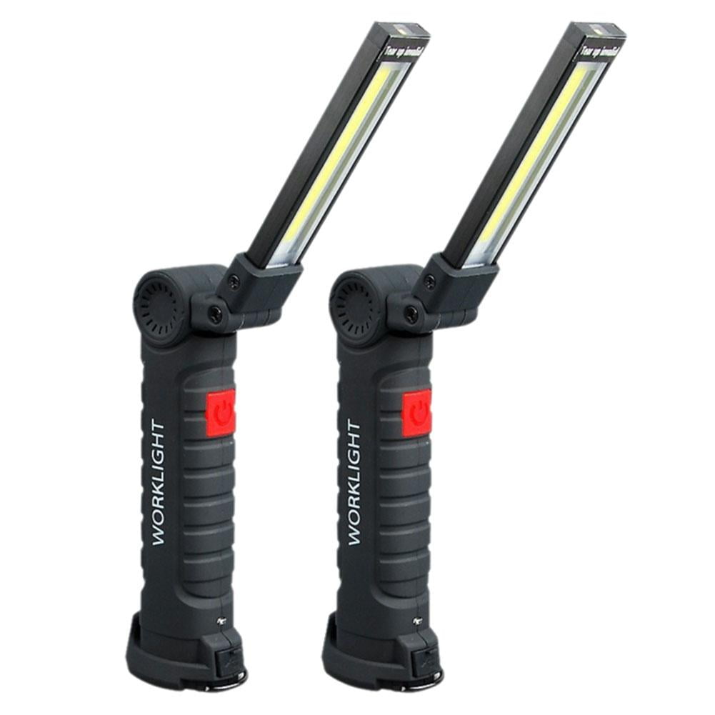 LED Work Lights,USB Rechargeable COB Light with Magnetic Base and ...