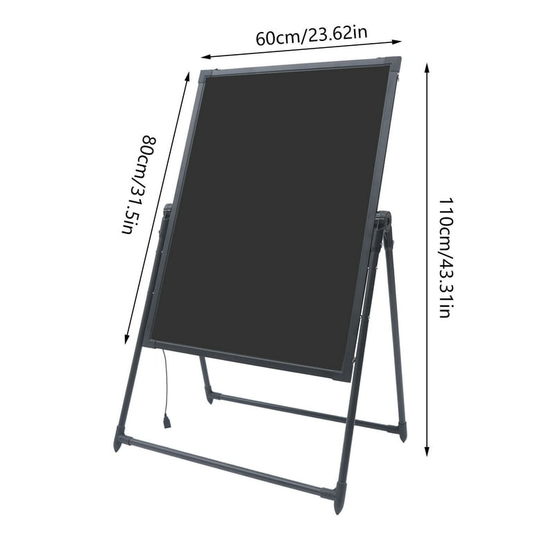 Mini Rectangle Chalkboards Black Board With Stand Message - Temu