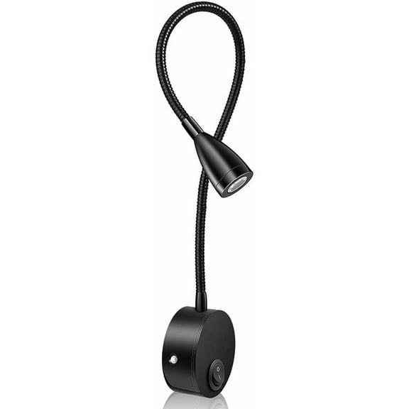 LED bedside light, eye protection, white hot light, black