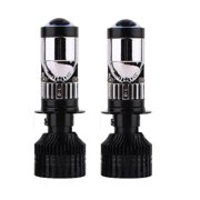 LED faro H4 H7 6000K Car Headlight Mini Lens Mini LED Projector Turbo Fan Y10 Bulb Canbus Auto Motorcycles HeadLamp High Low Beam Fog Lights