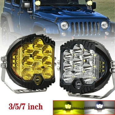 LED fog driving light 3 inch 5 inch 7 inch 90w 3000K 4300K yellow off road spot light 4x4 SUV Retrofit Car Led Work Light