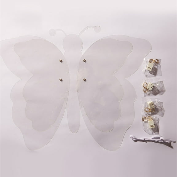 LED for Butterfly Wings Fairy Wings DIY Craft Kits Girls School for Play Costume