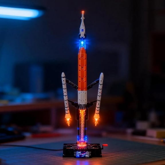 LED lighting kit suit for 42221 Technic NASA Artemis Space Launch System Rocket Building Blocks Model (Building Set NOT Included)
